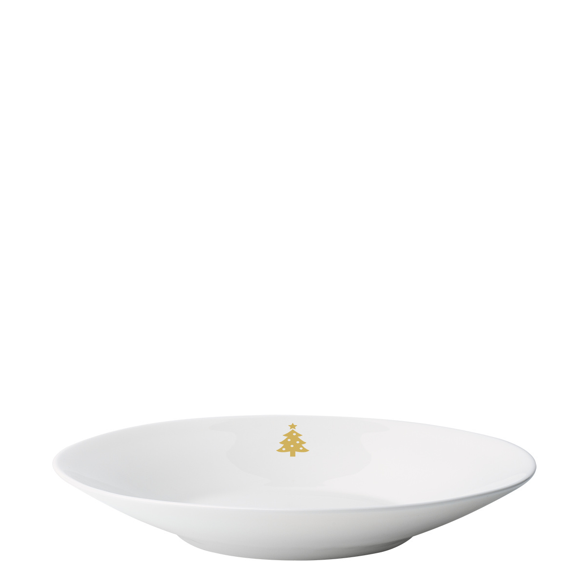 Tiefer Teller 22 cm — Premium Platinum Line Merry Christmas