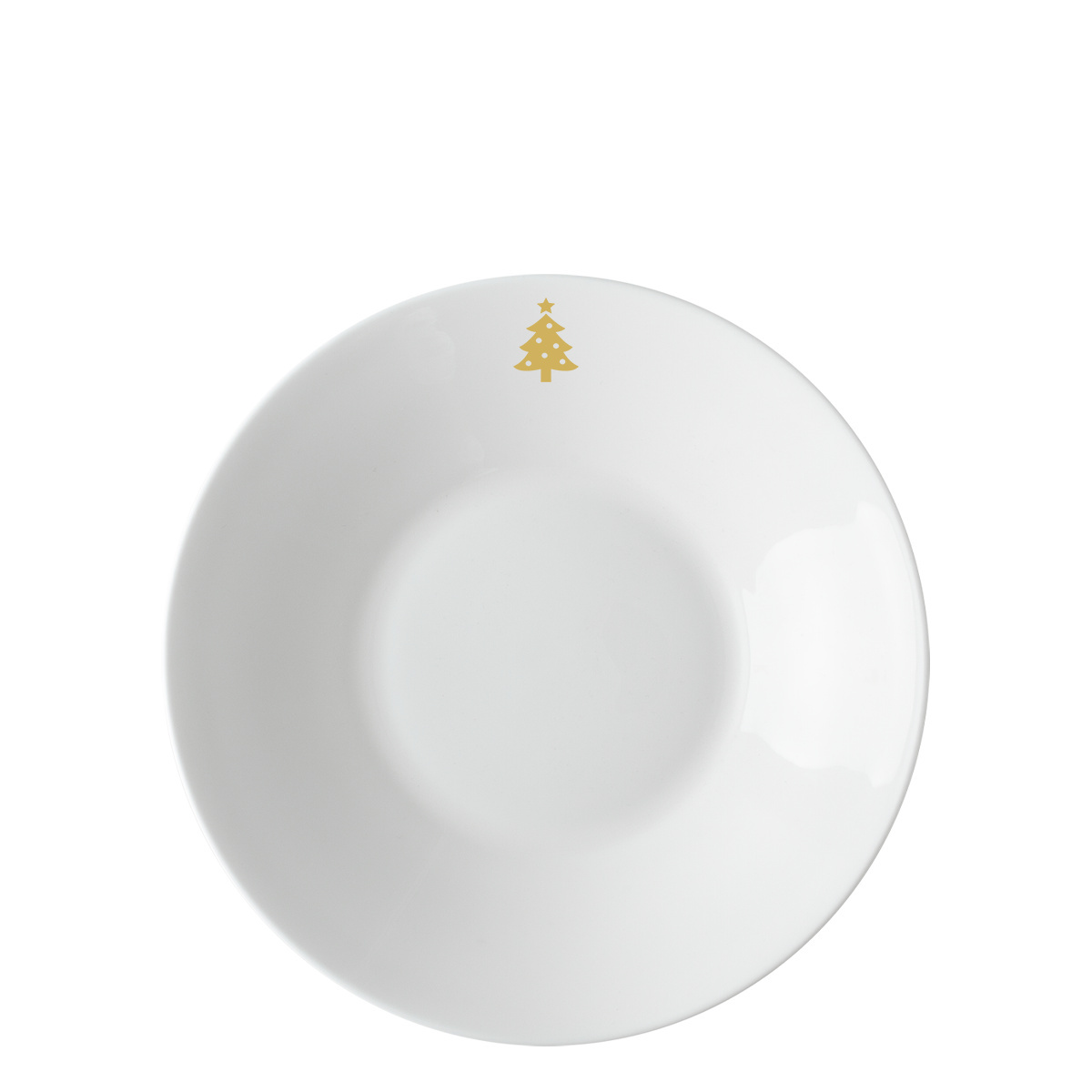 Tiefer Teller 22 cm — Premium Platinum Line Merry Christmas