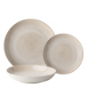 Teller-Set 12-tlg – Elements Vulcano sand