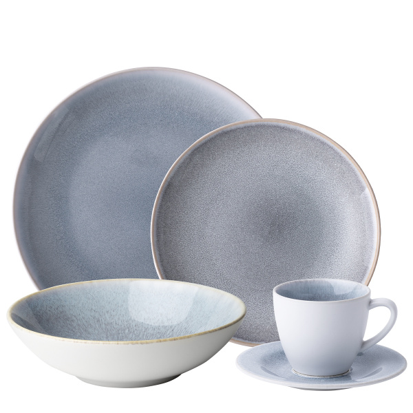 Porzellan-Set 20-tlg. – Gaya Atelier Glacial Ice Lunasol