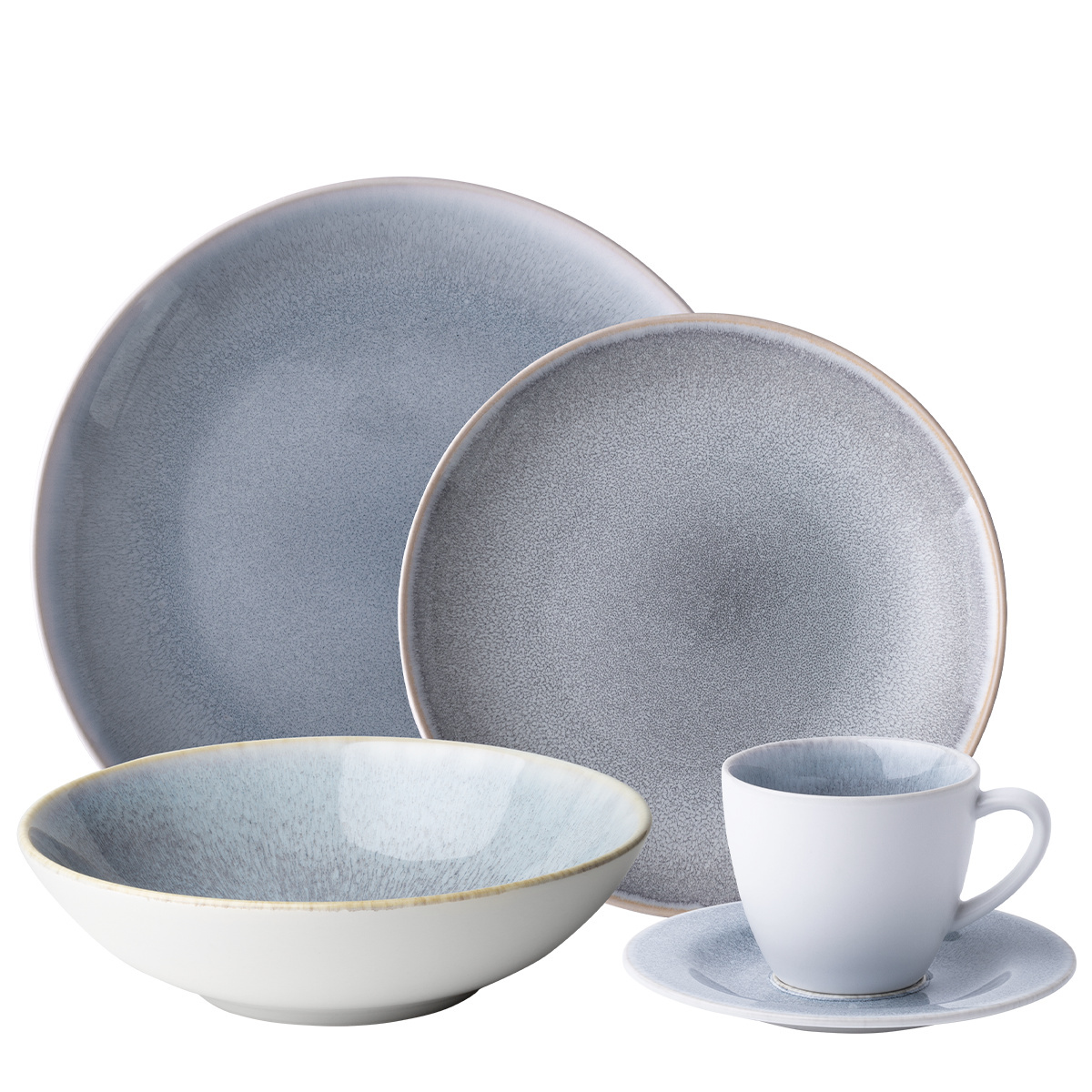 Porzellan-Set 20-tlg. – Gaya Atelier Glacial Ice Lunasol