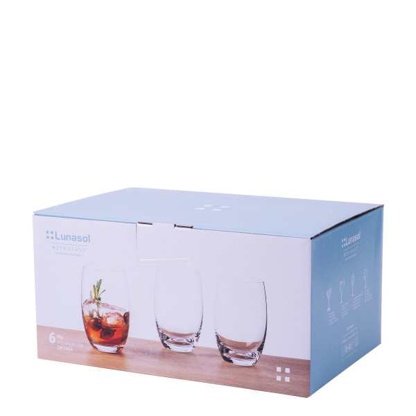 Tumbler Gläser 460 ml 6 Stk. - Optima Glas Lunasol