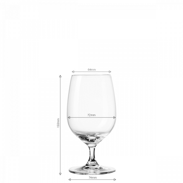 Stielgläser 310 ml 4er-Set - Univers Glas Lunasol META Glass