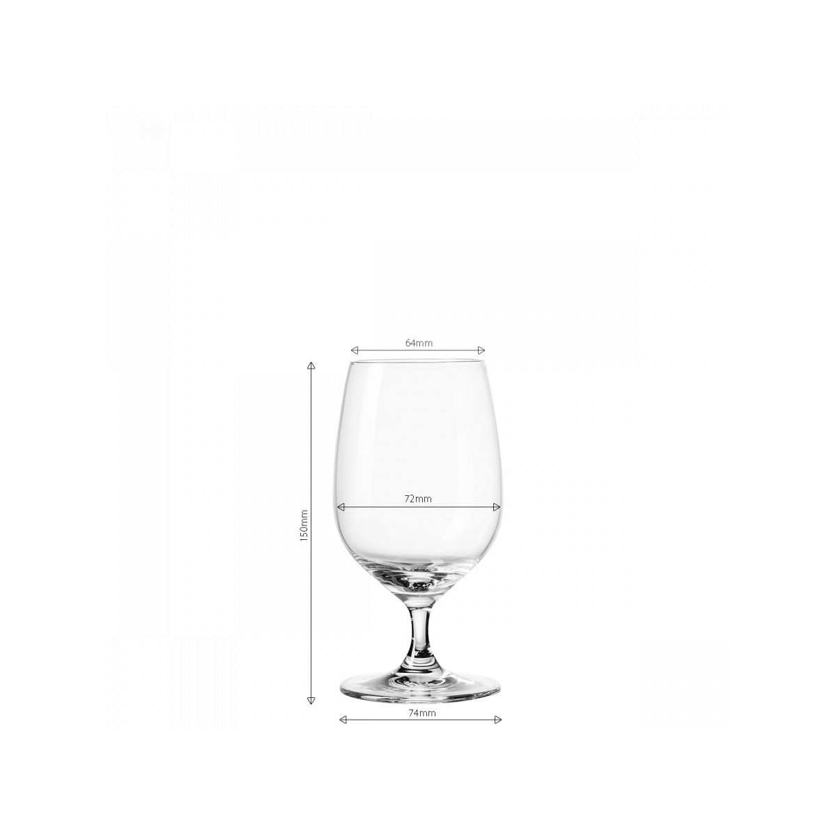 Stielgläser 310 ml 4er-Set - Univers Glas Lunasol META Glass