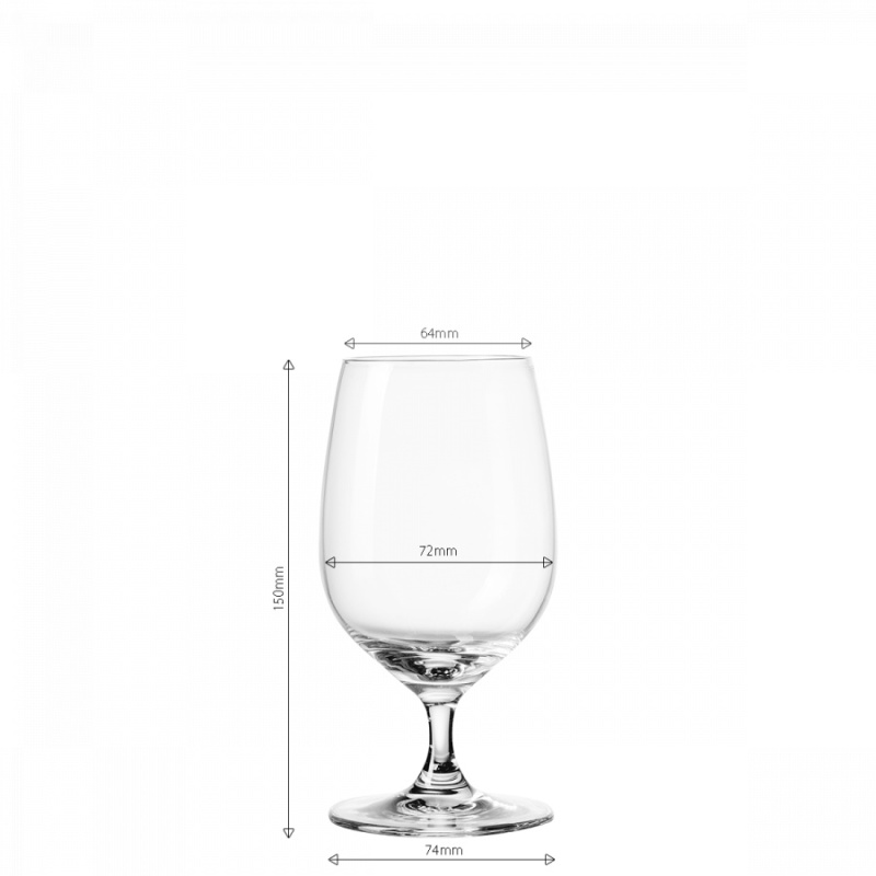 Stielgläser 310 ml 4er-Set - Univers Glas Lunasol META Glass