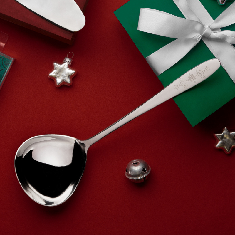 Suppenkelle mit Weihnachtsgravur - Turin