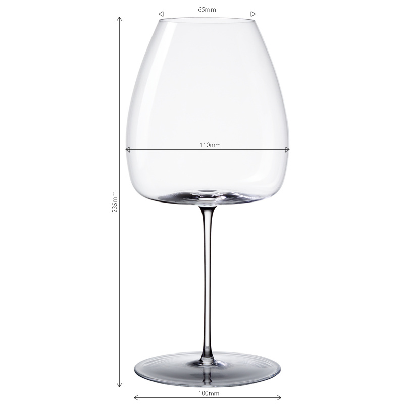 Rotweingläser 765 ml 2er-Set – Green Wave Platinum Line Lunasol II
