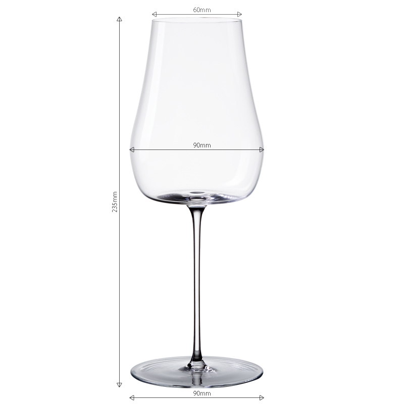 Weißweingläser 400 ml 2er-Set – Green Wave Platinum Line Lunasol II