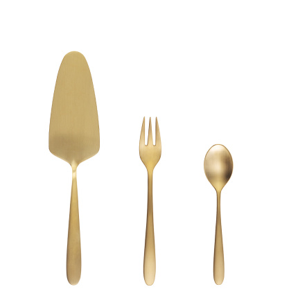 Kuchen-Set 13-tlg. - Alpha PVD gold