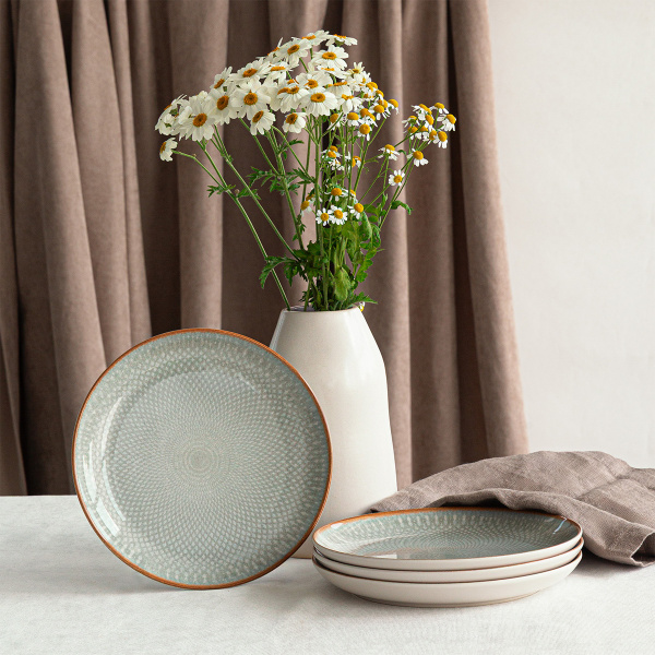 Dessertteller Coupe 20 cm 4er-Set - Elements Day Mandala