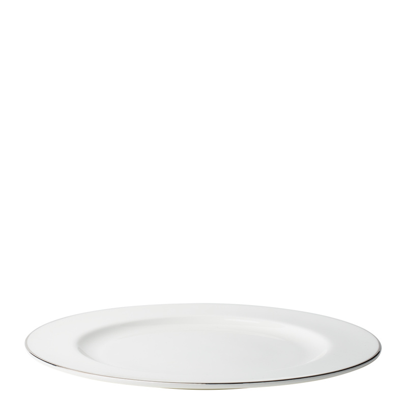Eleganter flacher Teller 28 cm - Premium Platinum Line
