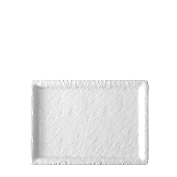 Tablett weiß groß 24,4×17,5 cm | Elements Flow