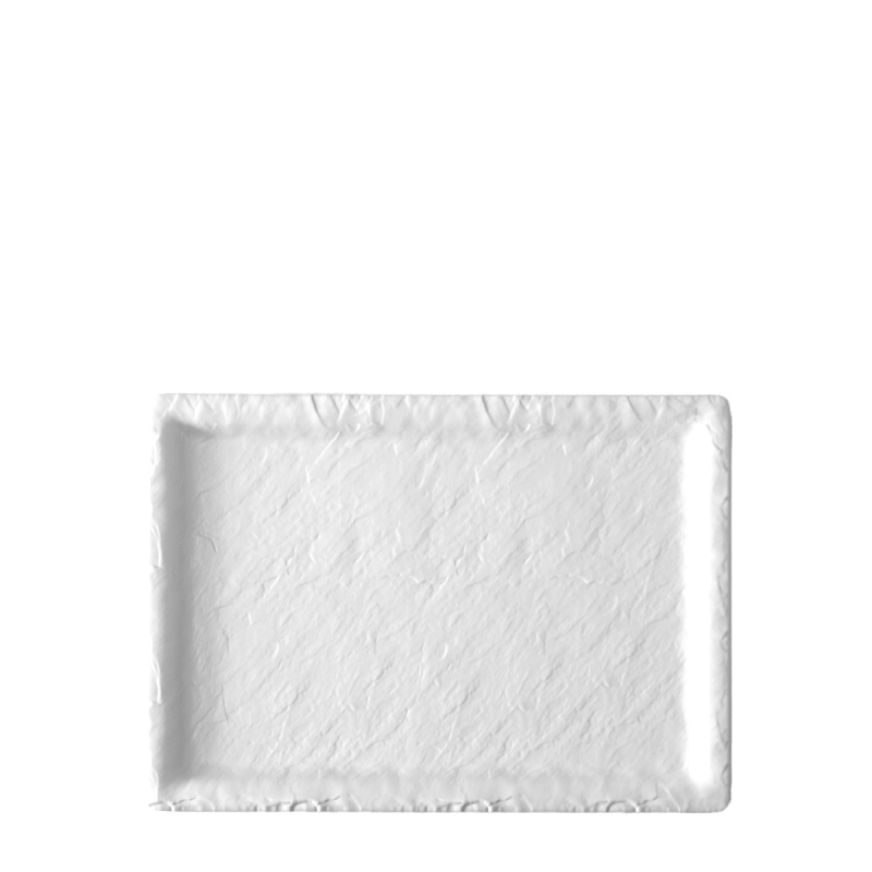 Tablett weiß groß 24,4×17,5 cm | Elements Flow