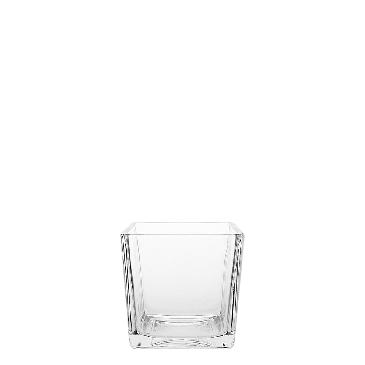 Vase Quadro 8 x 8 x 8 cm – Basic Glas