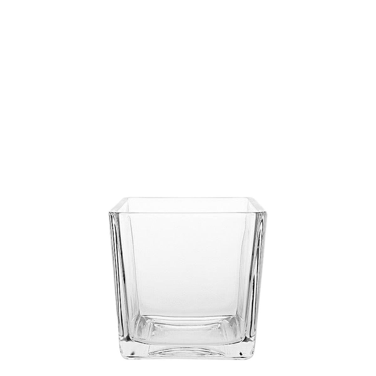 Vase Quadro 10 x 10 x 10 cm – Basic Glas