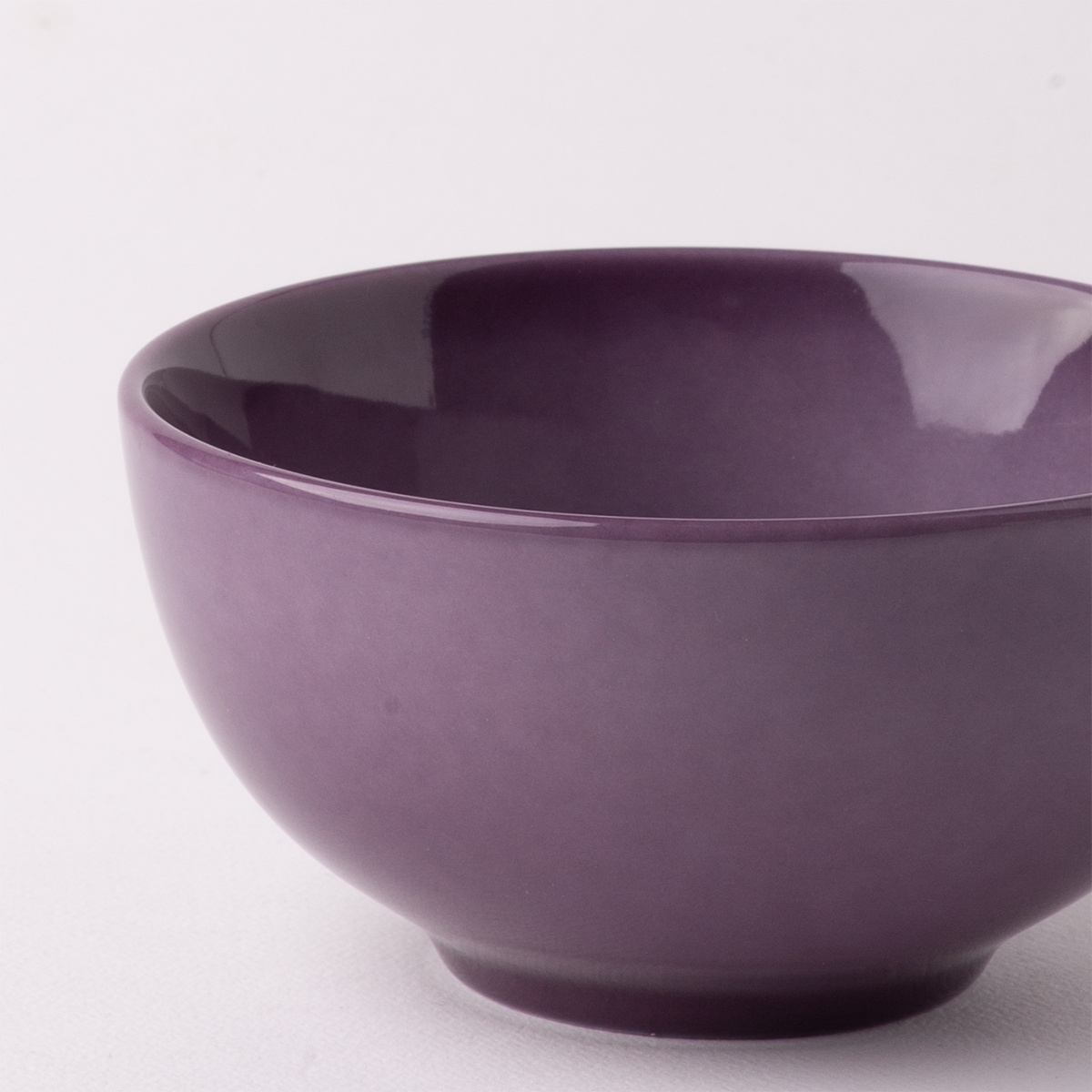 Schale ø 11 cm | Gaya Solatelier Aubergine