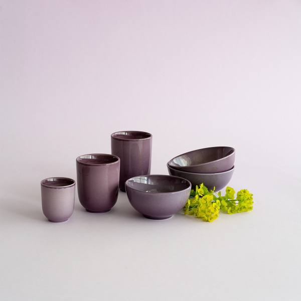 Tasse ohne Henkel 300 ml | Gaya Solatelier Aubergine