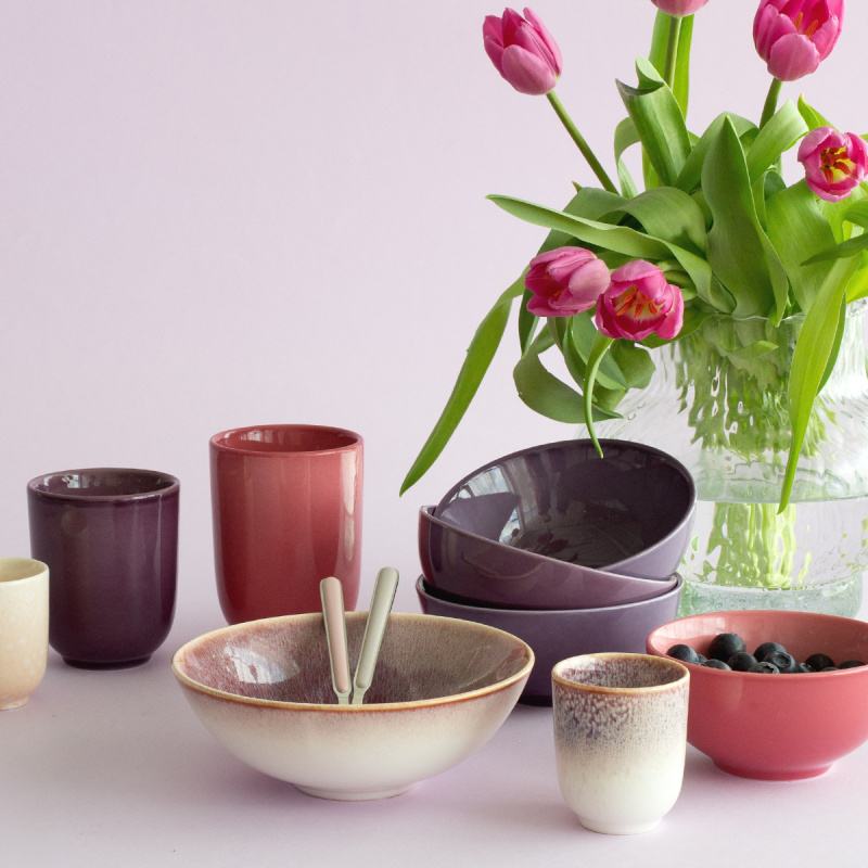 Schale ø 12,5 cm | Gaya Solatelier Aubergine