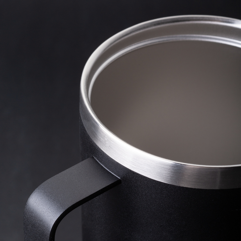 Thermo-Becher To Go Cup by Sola - schwarz matt