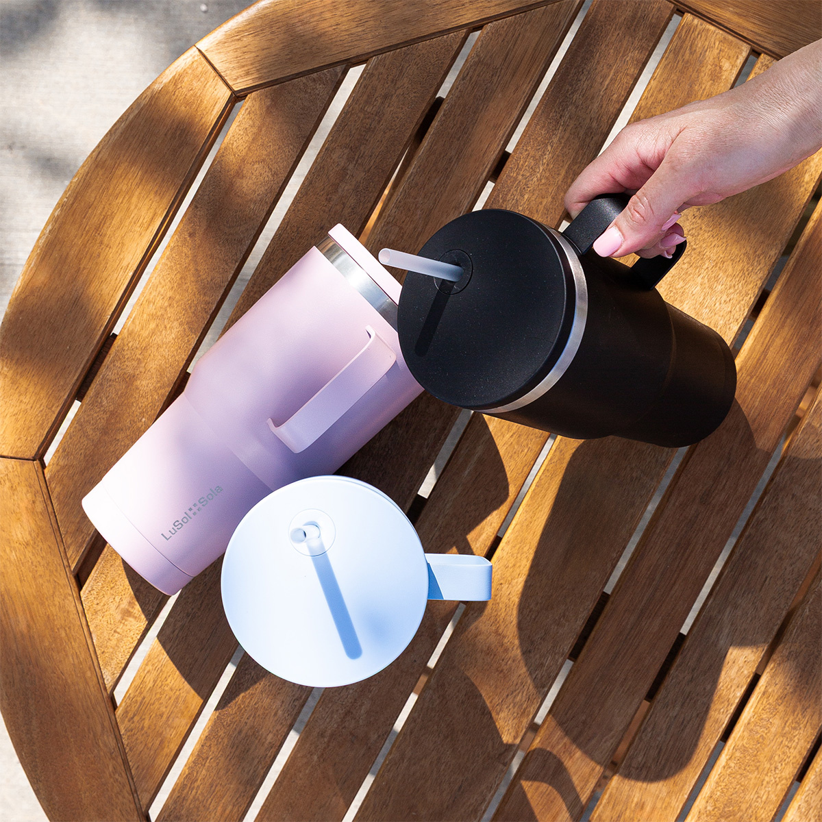 Thermo-Becher To Go Cup by Sola - hellblau matt