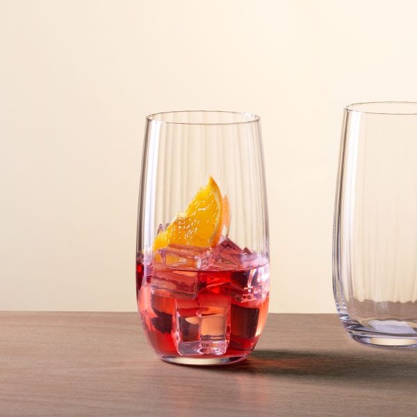 Tumbler Gläser 490 ml 6er Set - Optime Line Glas Lunasol