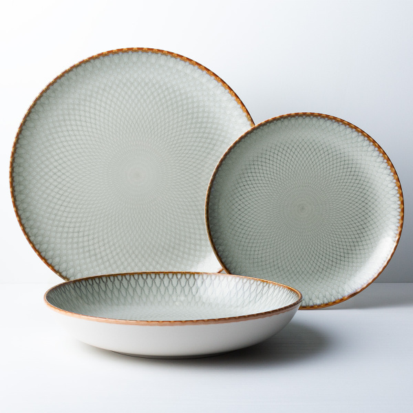 Dessertteller Coupe 20 cm 4er-Set - Elements Day Mandala