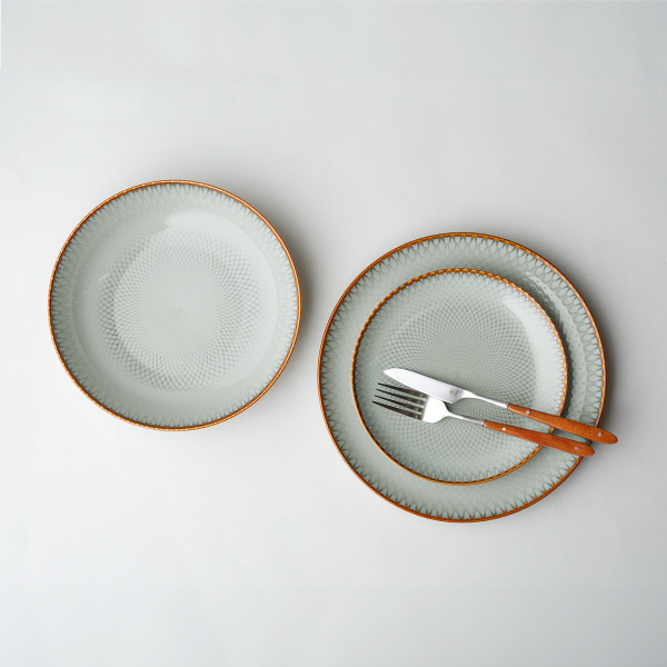 Dessertteller Coupe 20 cm 4er-Set - Elements Day Mandala