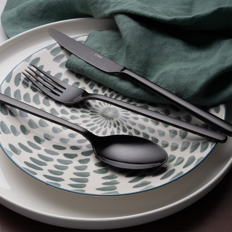 Besteckset 16-tlg. – Samara PVD schwarz