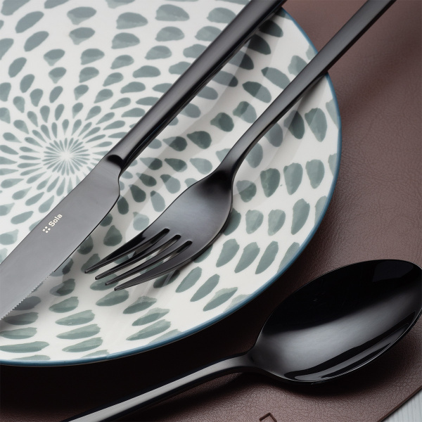 Besteckset 16-tlg. – Samara PVD schwarz