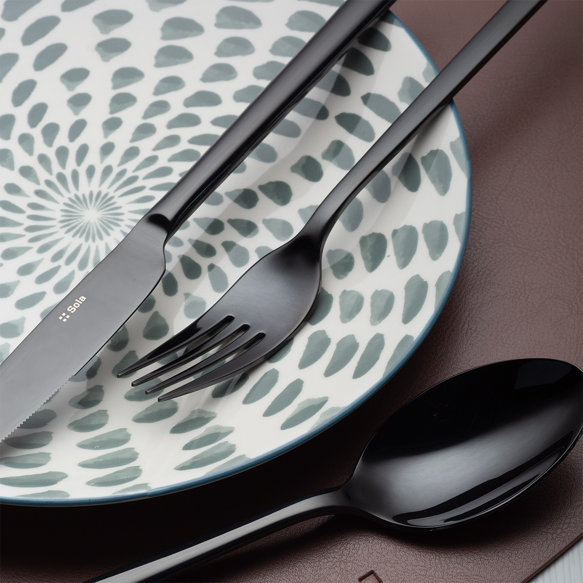 Besteckset 16-tlg. – Samara PVD schwarz