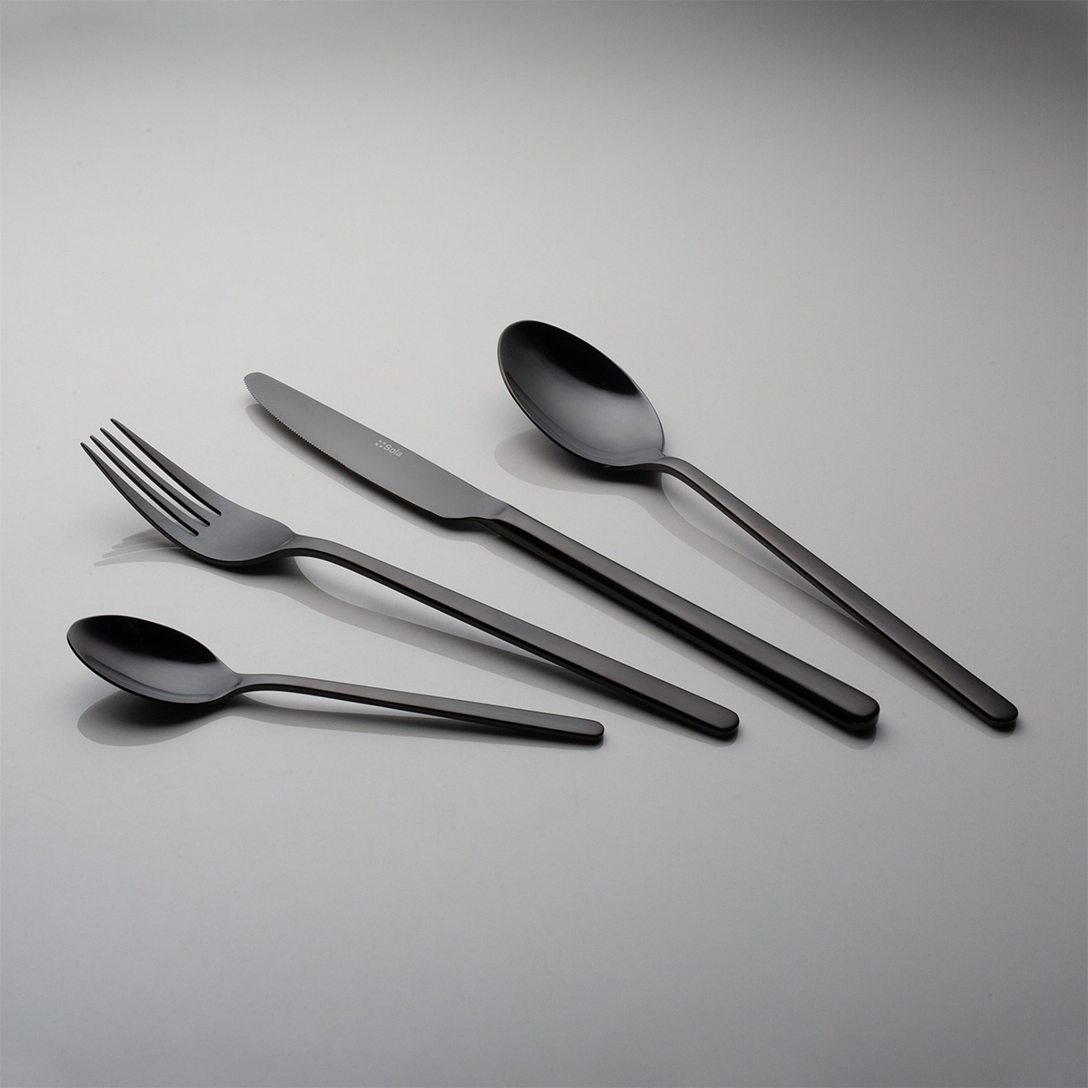Besteckset 16-tlg. – Samara PVD schwarz