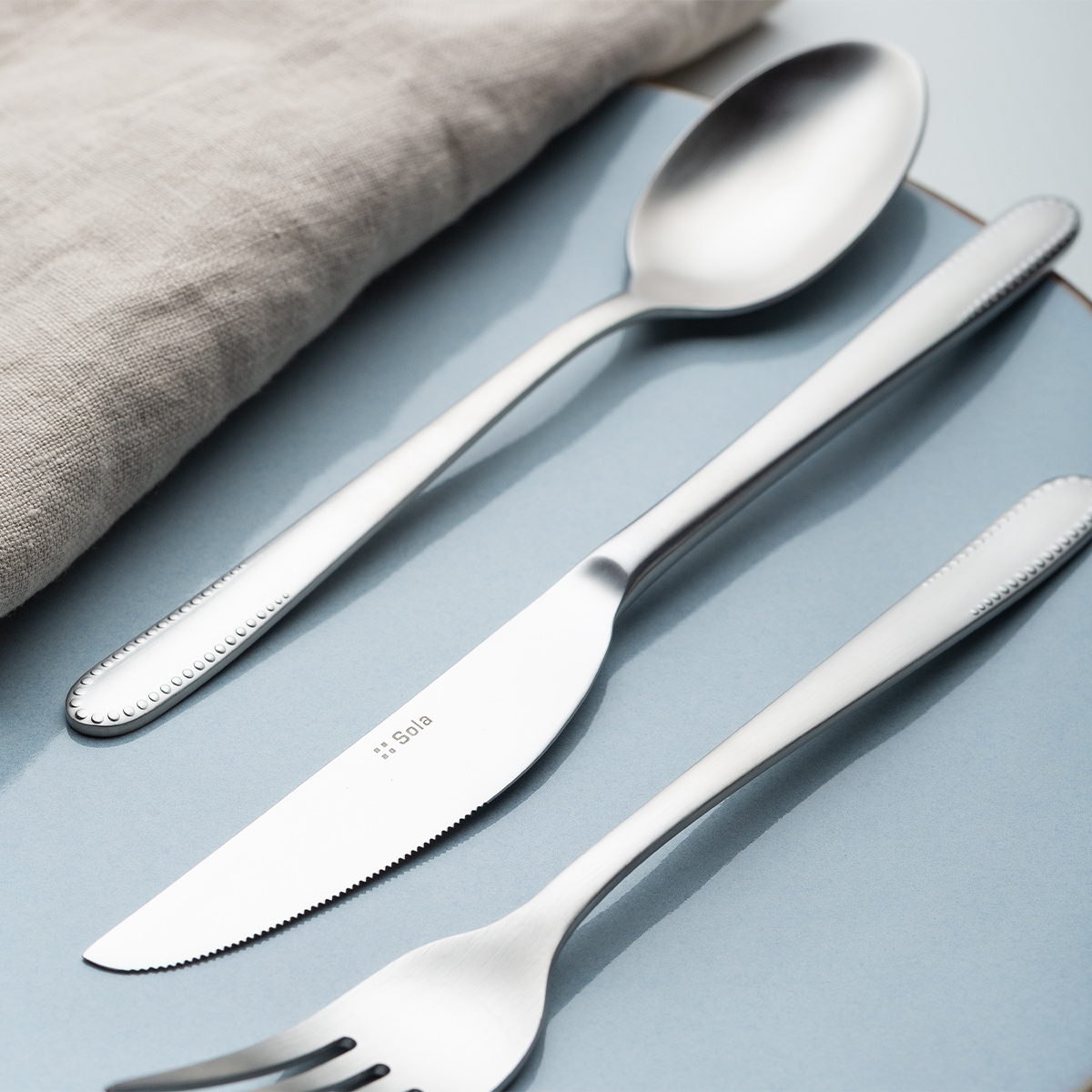Besteckset 24-tlg. Pearl matt | Sola