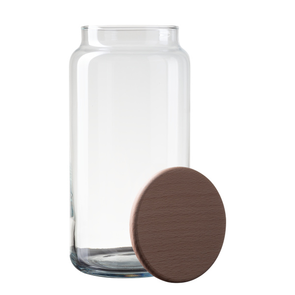 Glasbehälter mit Deckel 1,3 l | Basic Kitchen Lunasol