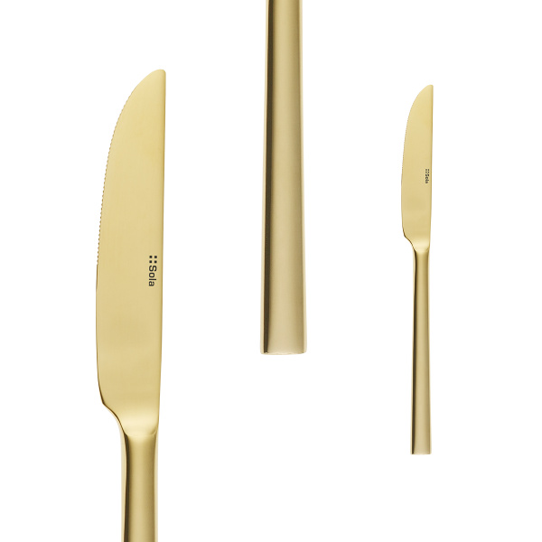 Besteck-Set 16-tlg. – Living PVD Champagne glänzend
