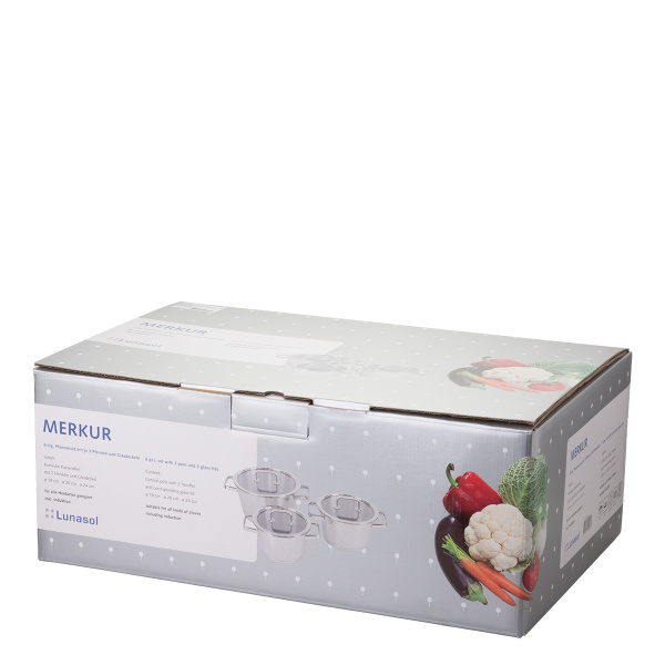 Topfset 6-tlg. - Merkur Lunasol