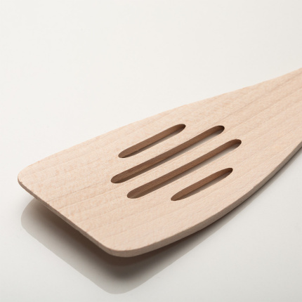 Kochlöffel mit Loch und gerader Kochlöffel 29 cm 2er-Set - Basic