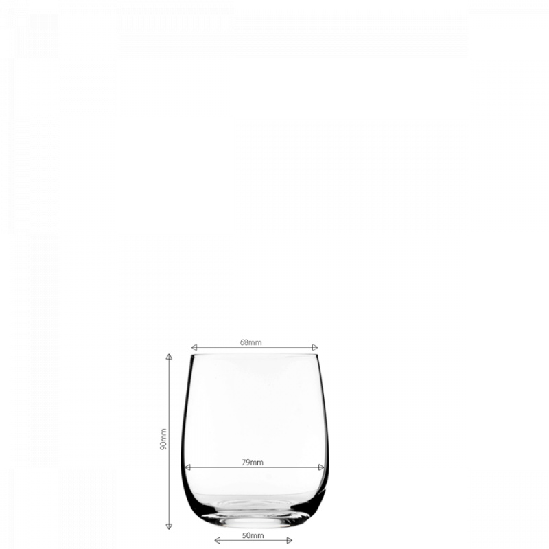 Tumbler Gläser 300 ml 4er-Set - Premium Glas Optima
