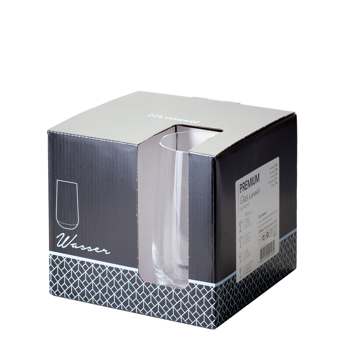 Longdrinkgläser 500 ml 4er-Set - Premium Glas Optima