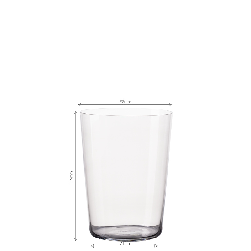 Tumbler Gläser grau 515 ml 6er-Set – 21st Century Glas Lunasol META Glass