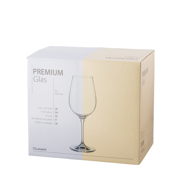 Gläser Chianti Zinfandel 450 ml Set 6 Stk. - Premium Glas Crystal