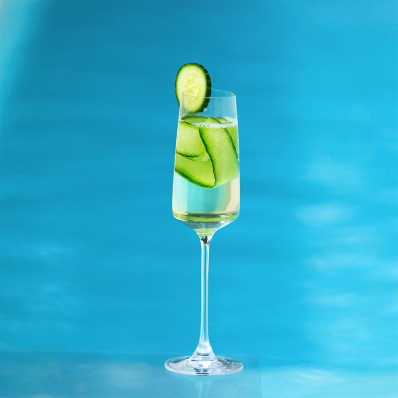 Sektgläser 250 ml 4er-Set - 21st Glas Lunasol META Glass