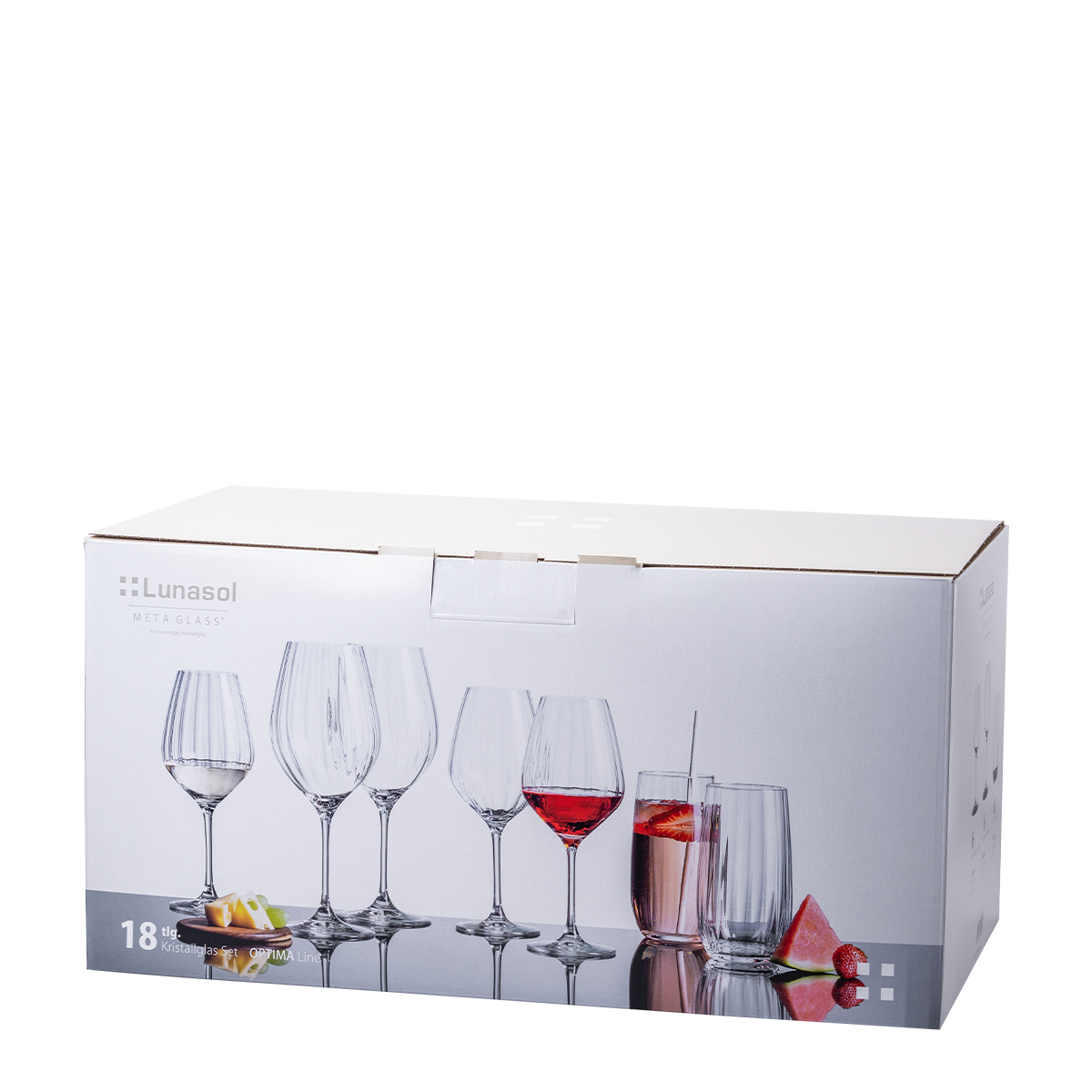 Gläser-Starterset für den Haushalt 18-tlg. – Optima Line Glas Lunasol
