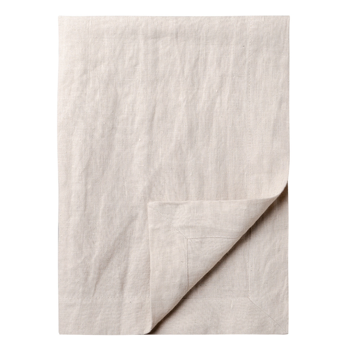 Kreidefarbener Leinen-Tischläufer 50 x 140 cm - Gaya Ambiente