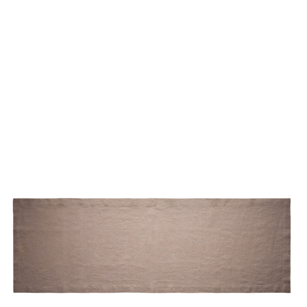 Bronzener Leinen-Tischläufer 50 x 140 cm - Gaya Ambiente