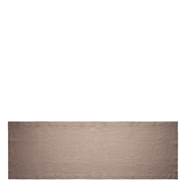 Bronzener Leinen-Tischläufer 50 x 140 cm - Gaya Ambiente