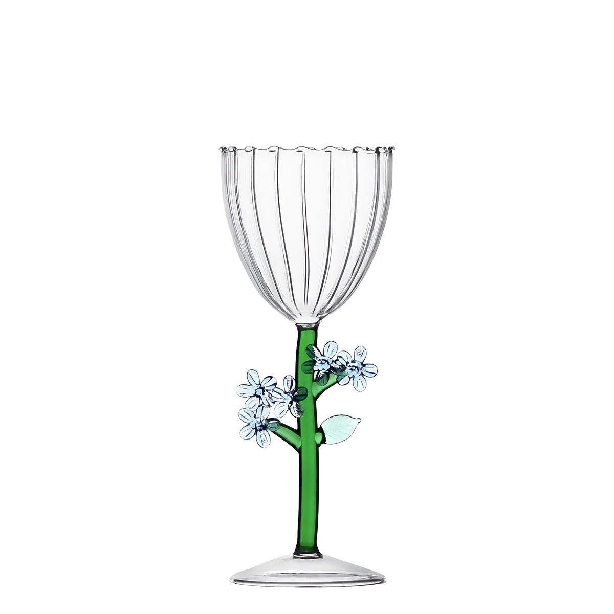 Stielglas hellblaue Blume | Ichendorf