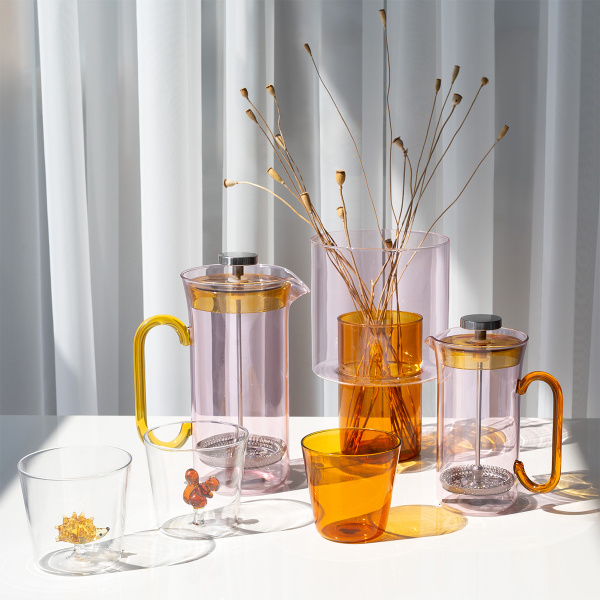 French Press groß rosa 900 ml | Ichendorf