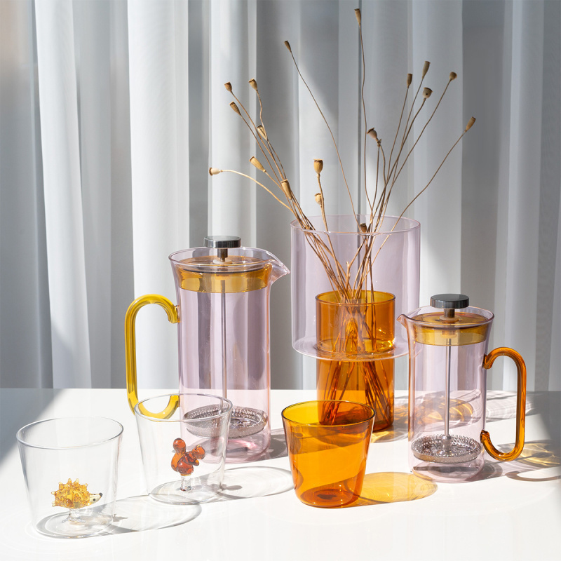 French Press groß rosa 900 ml | Ichendorf