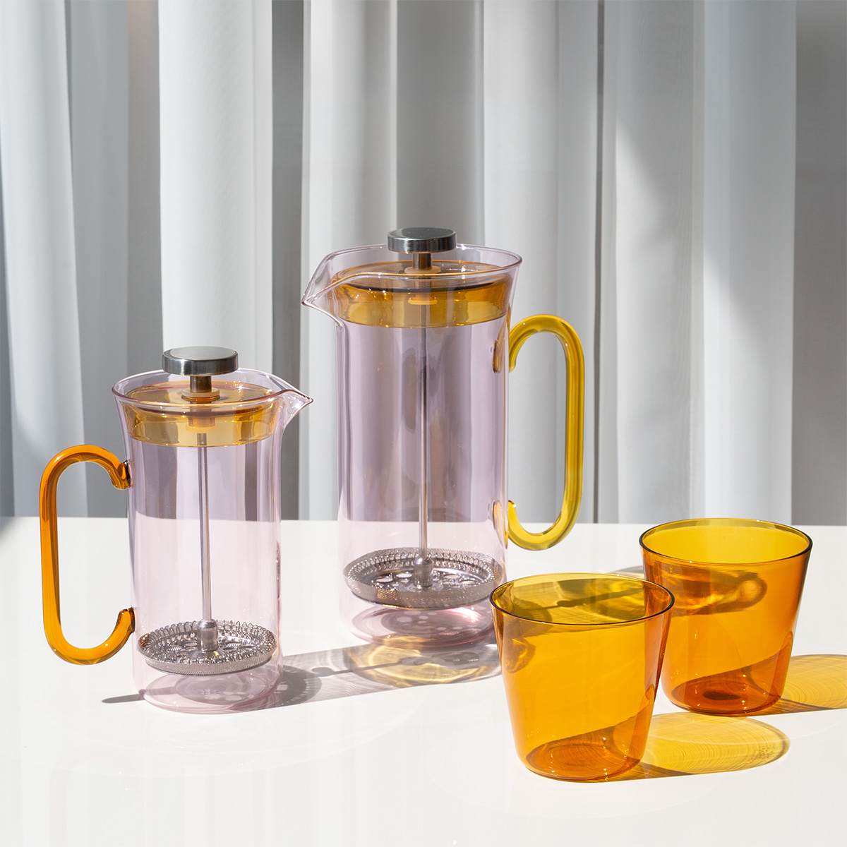 French Press groß rosa 900 ml | Ichendorf