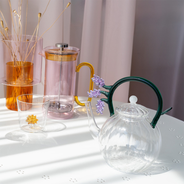 Teekanne mit Lavendel-Motiv 1 l | Ichendorf